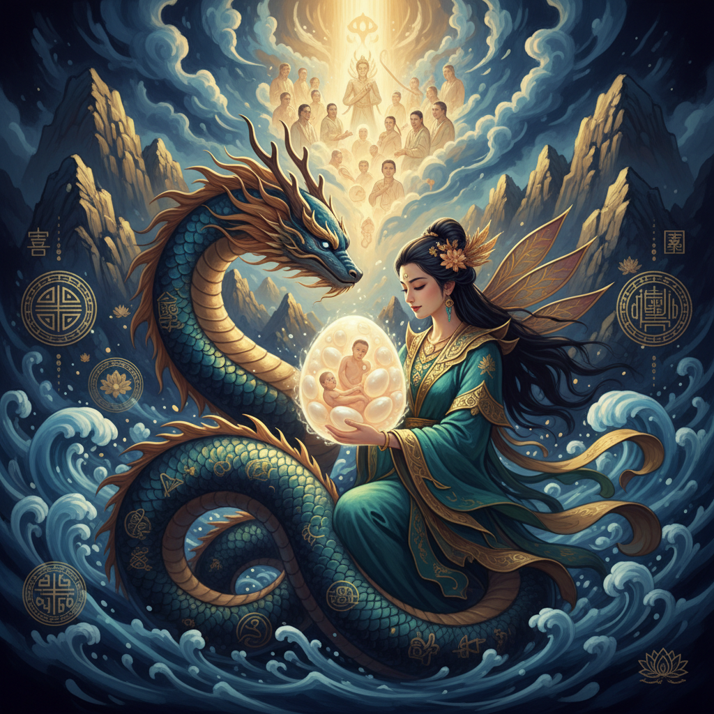 Lạc Long Quân and the Hundred Eggs