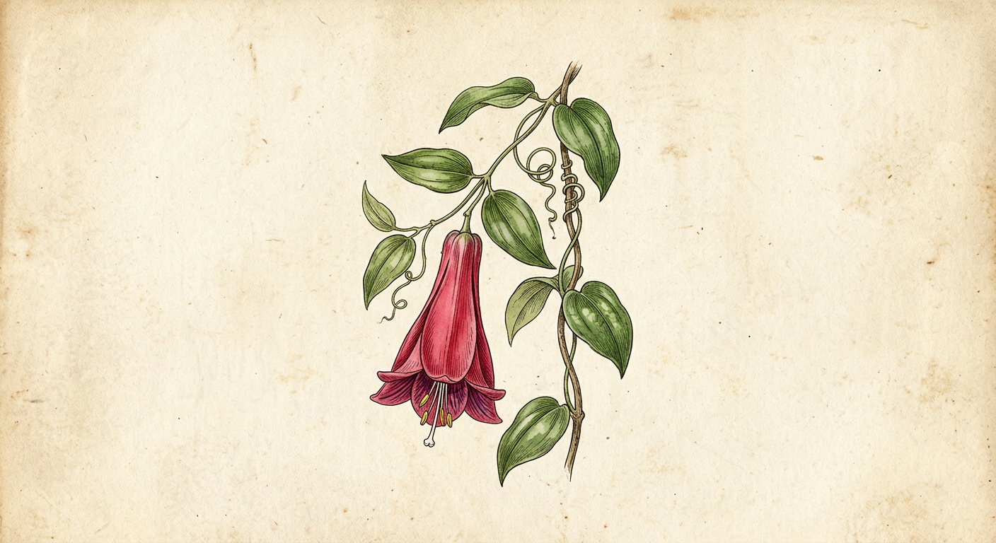 Copihue (Lapageria rosea)