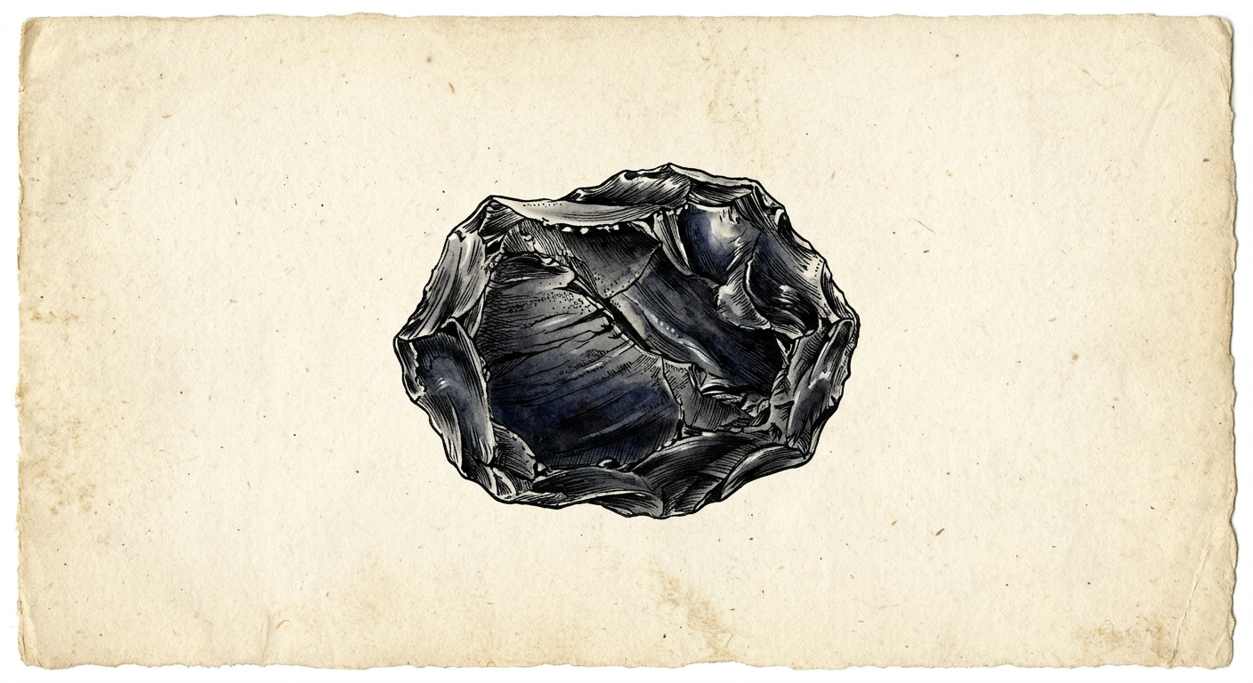 Ainu Black Obsidian