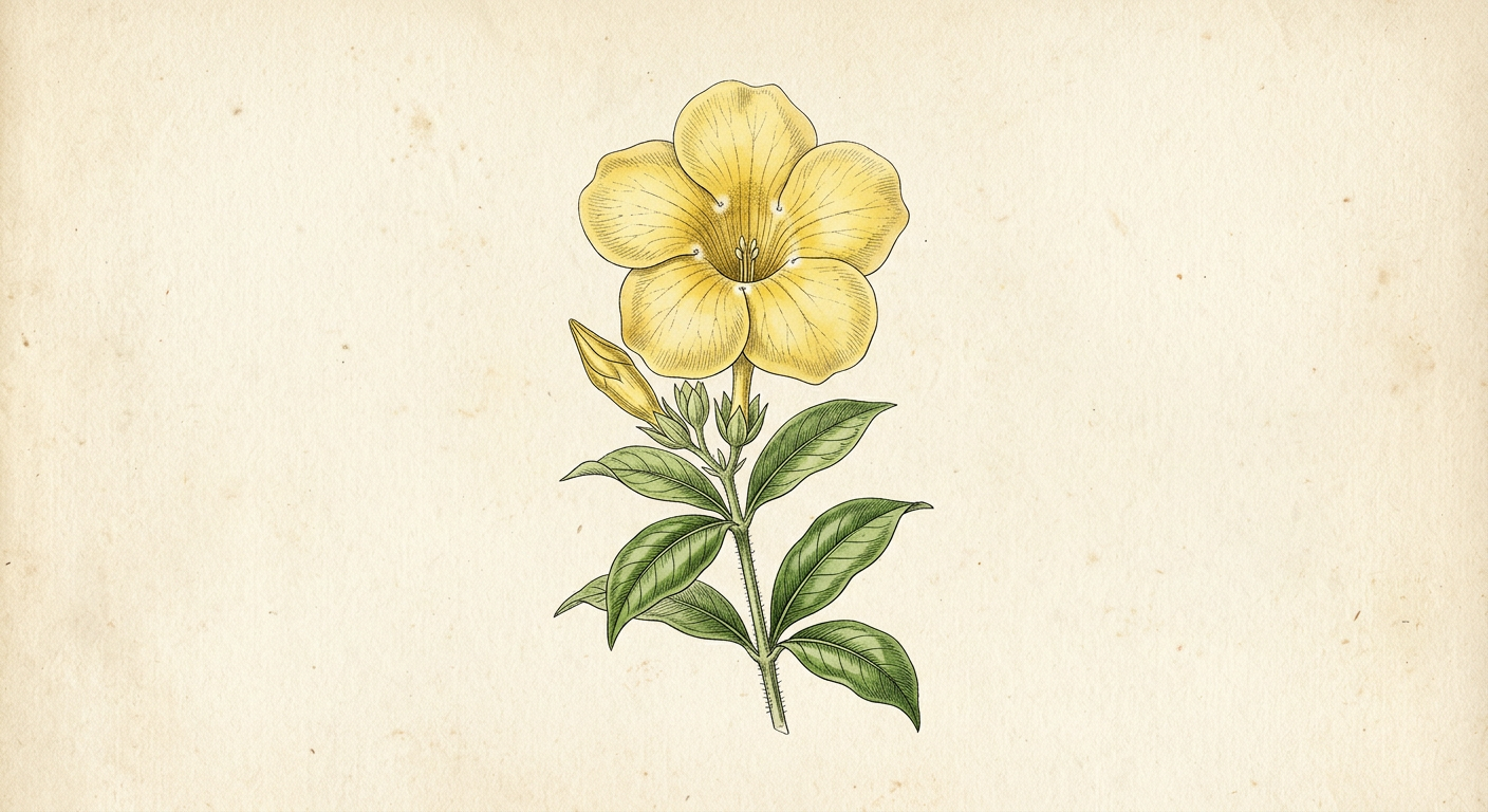 Yellow Allamanda (Allamanda cathartica)