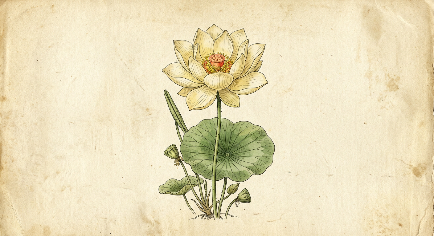 Lotus Korean (Nelumbo lutea)