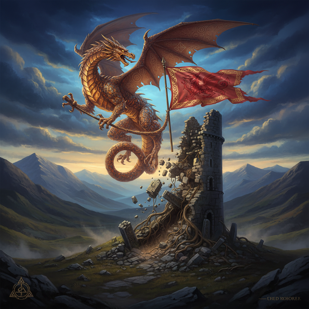 Y Ddraig Goch — The Red Dragon