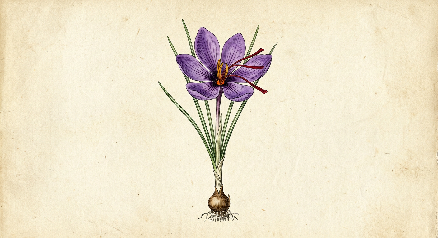 Saffron Crocus (Crocus sativus)