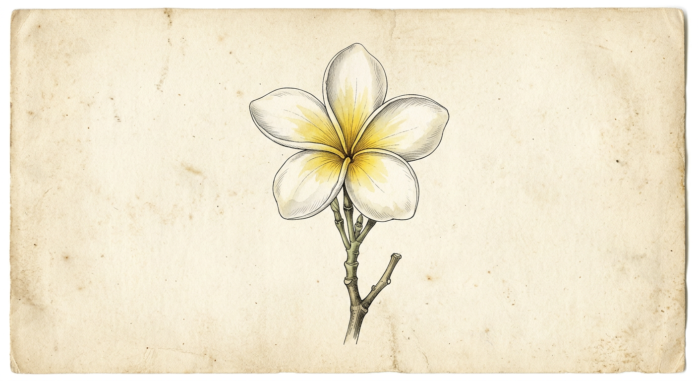 Frangipani (Plumeria obtusa)