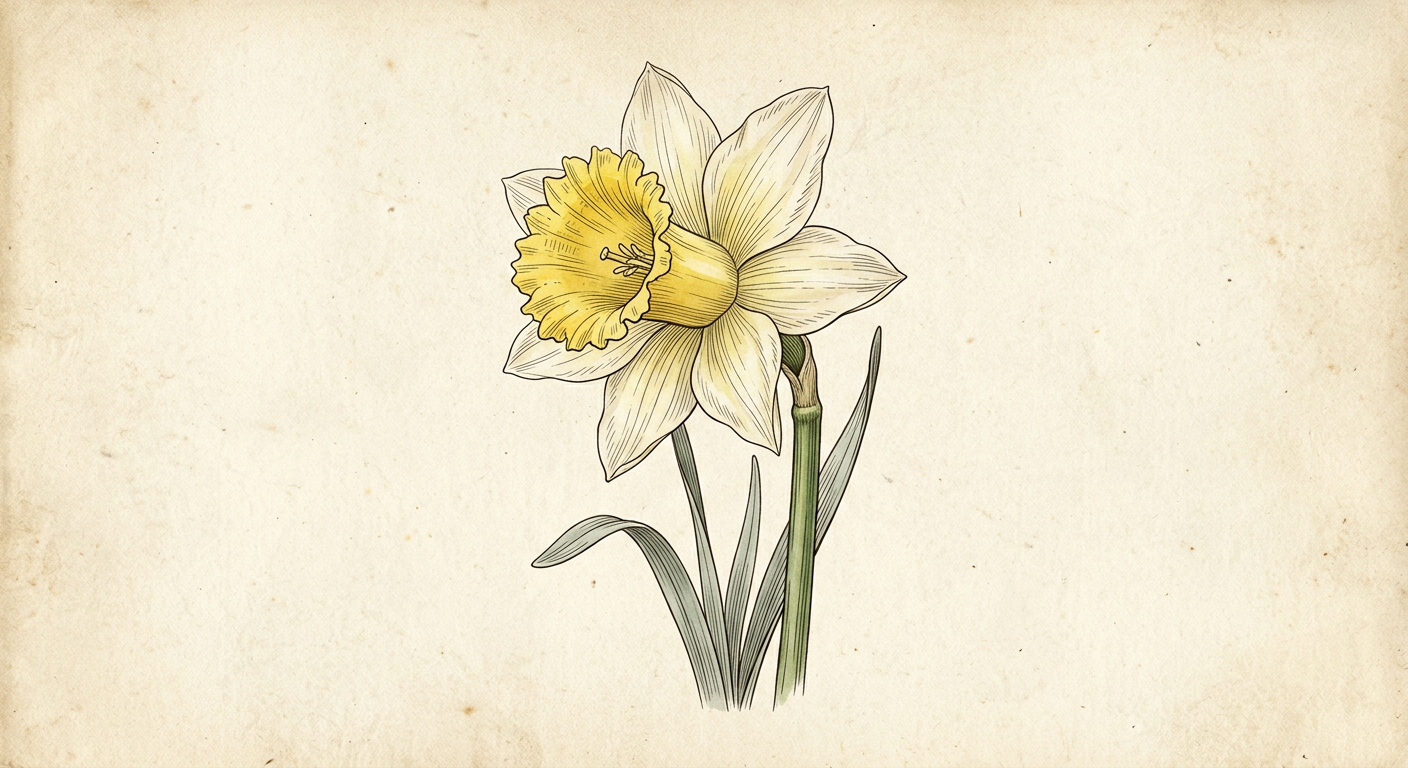 Welsh Daffodil (Narcissus pseudonarcissus)