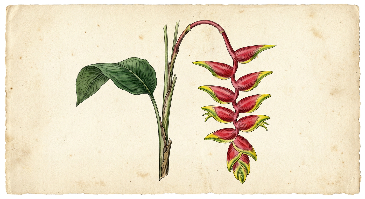 Heliconia (Heliconia rostrata)