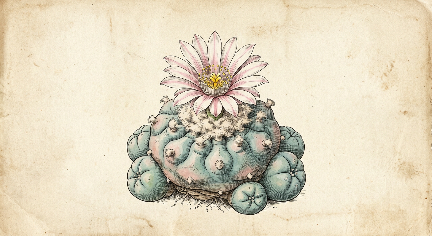 Peyote Flower (Lophophora williamsii)