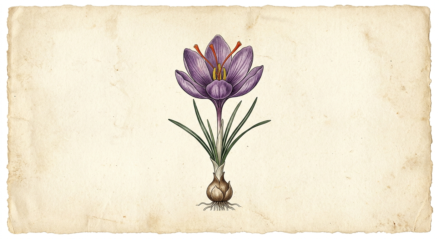 Crocus mountain (Crocus sativus)