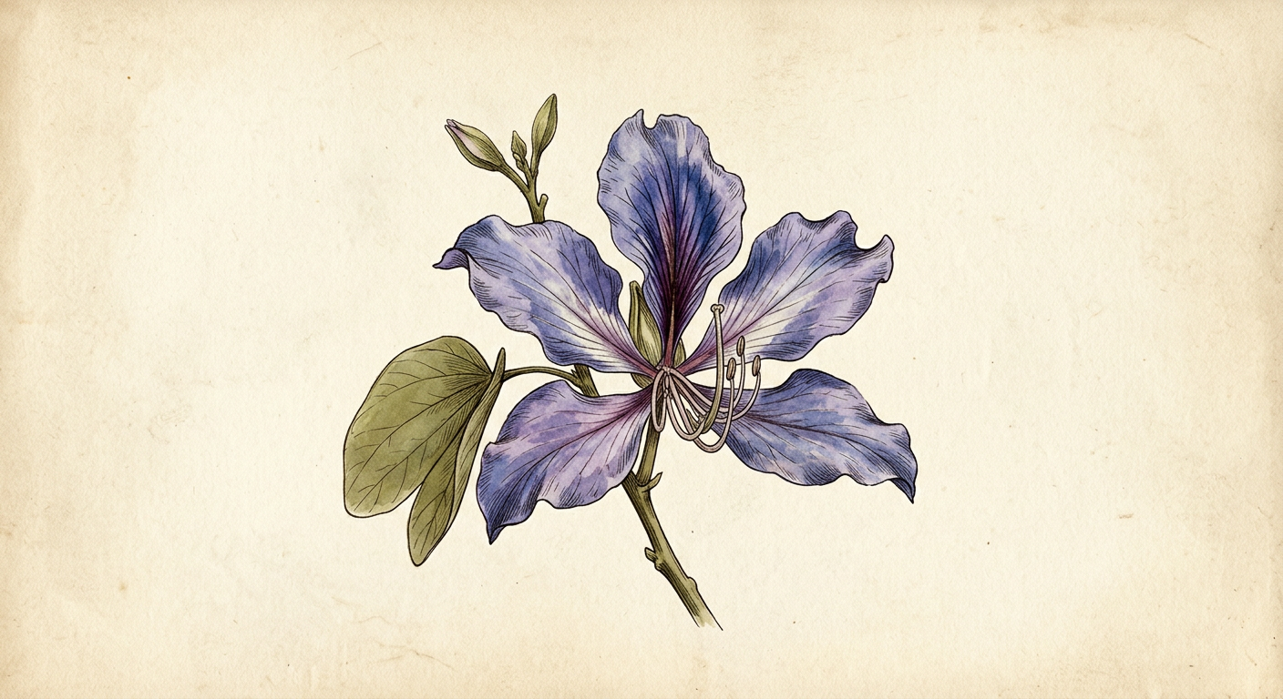 Blue Bauhinia (Bauhinia purpurea)
