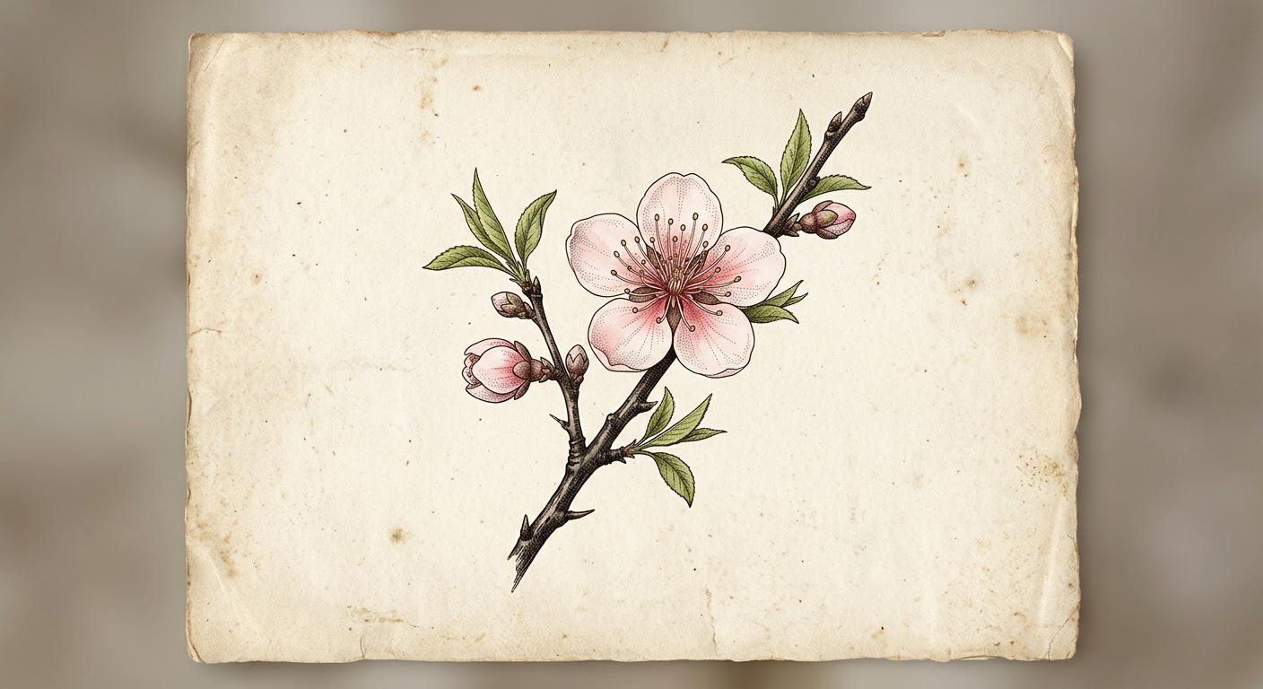 Plum Blossom Chinese (Prunus mume)