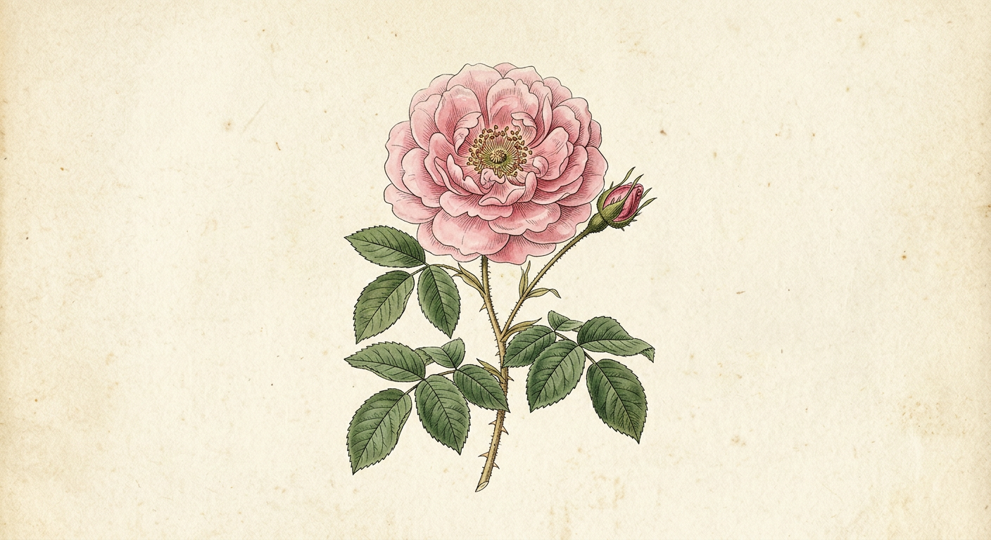 Bulgarian Rose Damask (Rosa damascena)