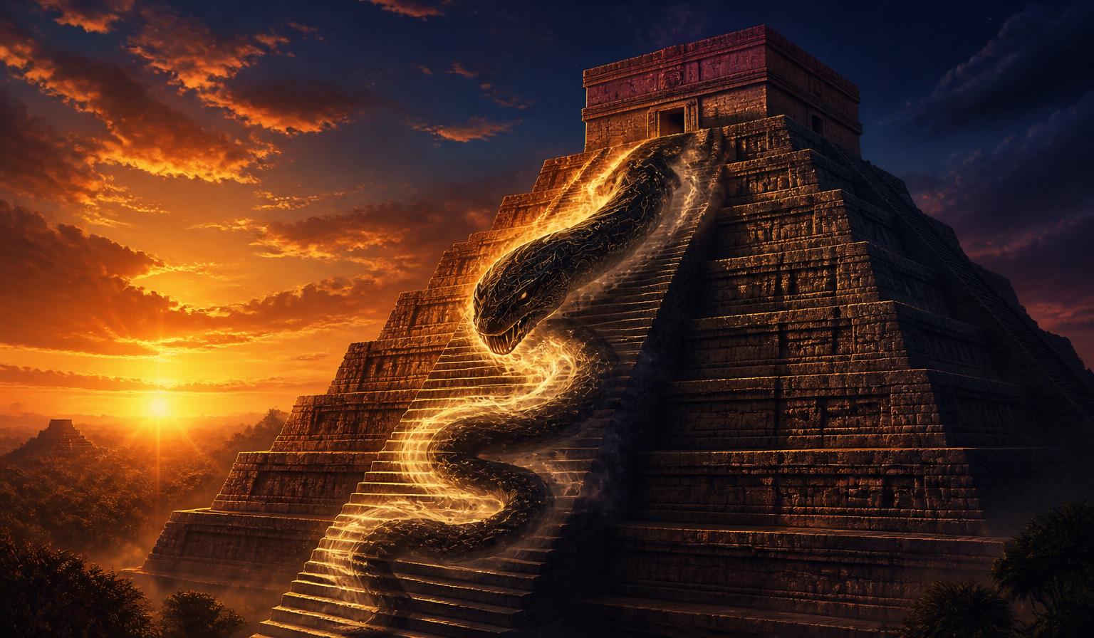 The Shadow That Descends the Pyramid