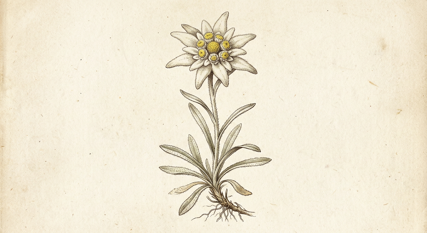 Edelweiss Mongolian (Leontopodium nivale)