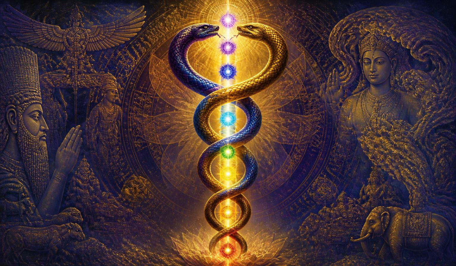 La serpiente de la columna