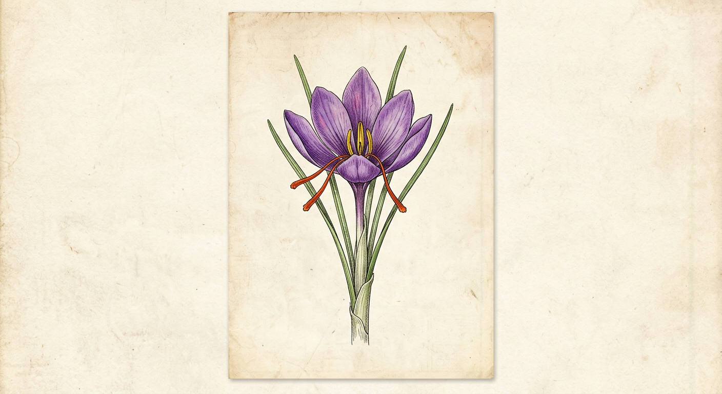 Tibetan Saffron (Crocus sativus)