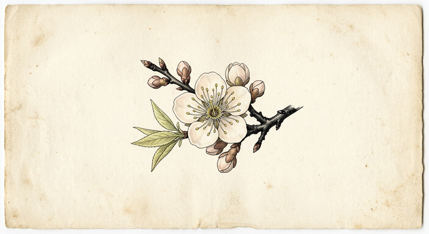 Plum Blossom (Prunus mume)